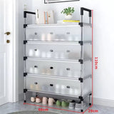 Dustproof Shoe Rack Organizer | Multi-Layer Waterproof Shoe Stand | Space-Saving Storage Shelf for Home
