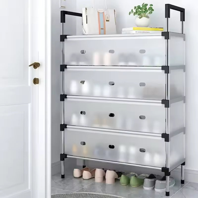 Dustproof Shoe Rack Organizer | Multi-Layer Waterproof Shoe Stand | Space-Saving Storage Shelf for Home