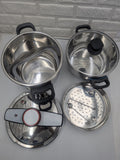 Stainless Steel Pressure Cooker Combo Set