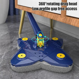 Rotatable 4 Leaf Twist Mop