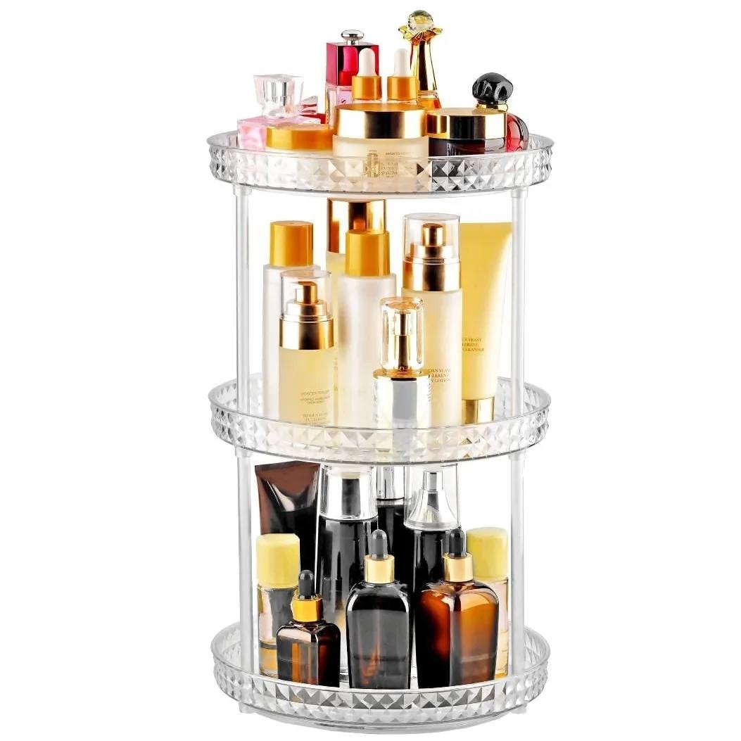 Rotating Diamond Cut 3 layer Rotating Organizer
