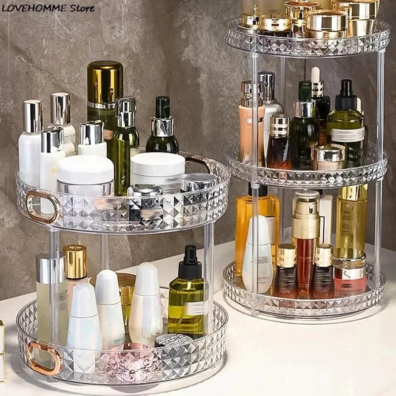 Rotating Diamond Cut 3 layer Rotating Organizer