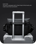 Multi Pockets Shoulder Bag - Sling Bag Crossbody Motorcycle Backpack for Men