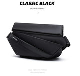 Multi Pockets Shoulder Bag - Sling Bag Crossbody Motorcycle Backpack for Men