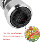 Multifunctional Splash Guard, Flexible Faucet Extender, 360 Rotatable Water Extender, Faucet Nozzle Frother Mixer, Bathroom Kitchen Faucet Sprayer Adapter Filter, Bendable Kitchen Sink Tap Spray Head