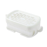 Soap Bar Container, Double Layer Soap Saver Case With Hook, Wall Mounted Self Draining Soap Dish For Shower Bathroom Kitchen Accessories, Plastic Drain Soap Box with Sponge Holder, Soap Saver Case with Hanger Sponge,3 in 1 Soap Container with Sponge