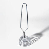 Spiral Head Egg Beater, Stainless Steel Spring Swirling Beater, Hand Mixer Kitchen Tool for Mixing, Manual Hand Mixer