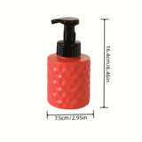 Refillable Hand Soap Dispenser, Counter Soap Dispenser Bottle, Empty Facial Cleanser Refillable Bottle, Hand Sanitizer Press Subpack Bottle, Bathroom Kitchen Hand and Dish Soap Dispenser