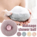 Shower Massage Ball, Handheld Bath Sponge Ball, Exfoliating Puff Body Cleaner, Body Loofah Sponge, Lazy Bath Foam Sponge, Rub Bath Mud Sponge, Towel Bath Back Brush