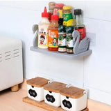 Swan Floating Shelf, Kitchen And Bathroom Storage Shelf, Multifunctional Storage Rack, Household Kitchen Bathroom Organizer Shelf, Wall Hanging Seasoning Storage Shelf, Wall Mounted Storage Organizer, Multipurpose Floating Shelf