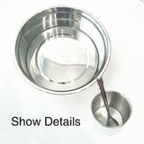 7 Grid Steel Spice Box With Spoon, Kitchen Household Masala Dabba, Stainless Steel Seasoning Box, Round Spice Jar with Transparent Lid, Multifunctional And Elegant Spice Box