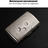 Vintage Printed Cigarette Case, 12 Cigarette Storage Box, Retro Flip Cigarette Dispenser, Ultrathin Portable Men's Cigarette Box, Portable Sealed Waterproof Smoking Case, Portable Cigarette Box, Sleeve Pocket Tobacco Pack Cover