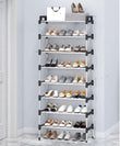 6 Tier Classic Shoe Rack, Stainless Steel Multilayer Shoe Storage Shelf, Stackable Shoe Rack With Side Support, Easy, Shoe Organizer Shelf for Entryway, Multifunctional Free Standing Shoe Cabinet, Hallway Cabinet Organizer Holder