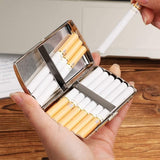Vintage Printed Cigarette Case, 12 Cigarette Storage Box, Retro Flip Cigarette Dispenser, Ultrathin Portable Men's Cigarette Box, Portable Sealed Waterproof Smoking Case, Portable Cigarette Box, Sleeve Pocket Tobacco Pack Cover