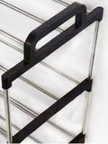 6 Tier Classic Shoe Rack, Stainless Steel Multilayer Shoe Storage Shelf, Stackable Shoe Rack With Side Support, Easy, Shoe Organizer Shelf for Entryway, Multifunctional Free Standing Shoe Cabinet, Hallway Cabinet Organizer Holder