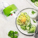 Spiralizer Vegetable Cutter, Spiral Blade Cutter, Kitchen Pasta Noodle Spaghetti Maker, Vegetable Fruit Spiral Slicer Salad Tool, Adjustable Grater Coil Slicer Kitchen Tools, 3 In 1 Adjustable Spiral Grater Cutter, Pasta Spaghetti Zucchini Noodle Maker