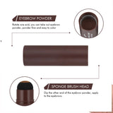 3 In 1 Eyebrow Shaping Stamp, Catirise Hairline & Eyebrow Shaping Stamp, Eyebrow Print Versatile, Women Eyebrow Stamp