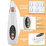 Electric Vacuum Pore Cleaner,  6 In 1 Blackheads Removing Device, Facial Black Spots White Dot Pimple Acne Cleaner, Beauty Extractor Skin Care Tools, Black Point Vacuum Suction Device, USB Rechargeable Bubble Beauty Instrument