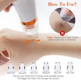 Electric Vacuum Pore Cleaner,  6 In 1 Blackheads Removing Device, Facial Black Spots White Dot Pimple Acne Cleaner, Beauty Extractor Skin Care Tools, Black Point Vacuum Suction Device, USB Rechargeable Bubble Beauty Instrument