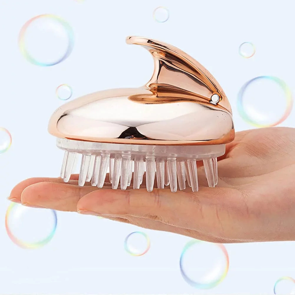 Colorful Scalp Brush, Silicone Head Body Massager,  Shampoo Scalp Massage Brush, Hair Washing Comb, Body Shower Brush Bath Spa SlimmingMassage Brush, Portable Handheld Cleaning Brush