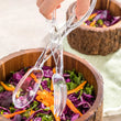 Acrylic Salad Serving Scissor, Chef Craft Scissor, Food Serving Tongs Spoon & Fork, Dum Sum Tongs, Plastic Serving Salad Scissor Tongs