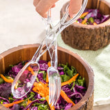 Acrylic Salad Serving Scissor, Chef Craft Scissor, Food Serving Tongs Spoon & Fork, Dum Sum Tongs, Plastic Serving Salad Scissor Tongs