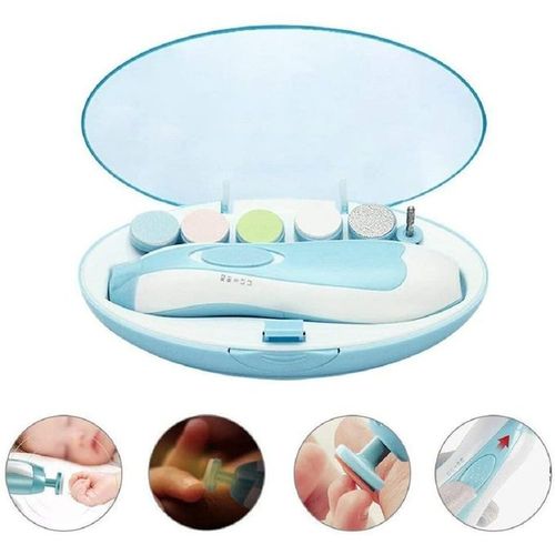 Safe Electric Baby Nail Trimmer & Nail File Kit for Newborns | Baby Nail Clippers