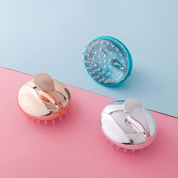 Colorful Scalp Brush, Silicone Head Body Massager,  Shampoo Scalp Massage Brush, Hair Washing Comb, Body Shower Brush Bath Spa SlimmingMassage Brush, Portable Handheld Cleaning Brush