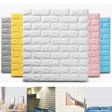 Self-Adhesive 3D Brick Wall Panels – Peel & Stick Waterproof Wall Decor for Home & Office