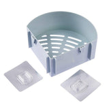 Self Adhesive Corner Rack – Wall Mounted Bathroom & Kitchen Storage Shelf