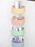 Self Adhesive Corner Rack – Wall Mounted Bathroom & Kitchen Storage Shelf
