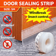 Self Adhesive Door Bottom Seal Strip for Wind Noise Dust & Insect Protection