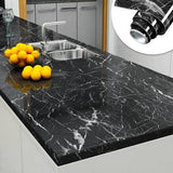 Self-Adhesive Marble Sheet – Oil & Heat Resistant Kitchen Wallpaper