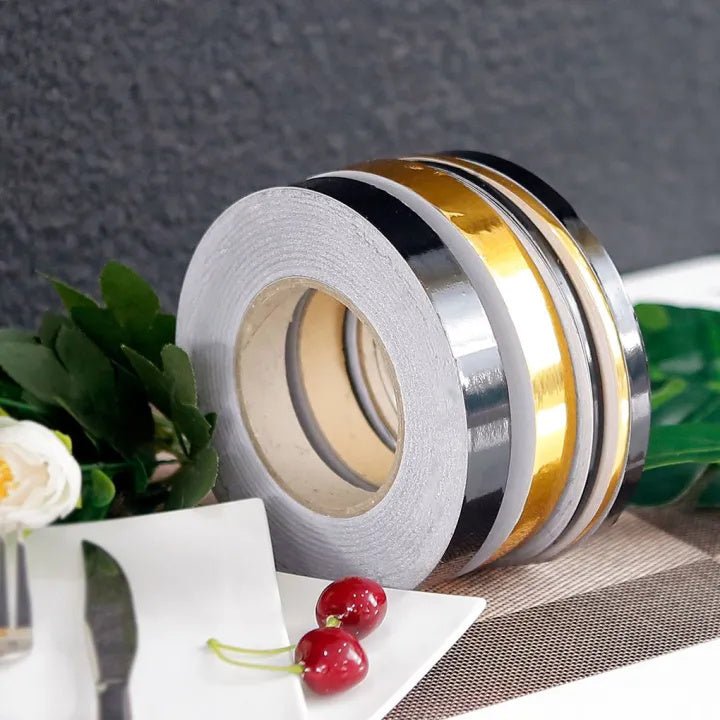 Golden Self-Adhesive Decorative Tape 1cm × 50m – Craft & DIY Premium Tape