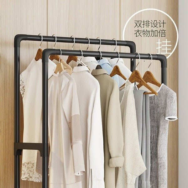 Shelving Cloth Hanging Rack – Multi-Layer Clothes Organizer