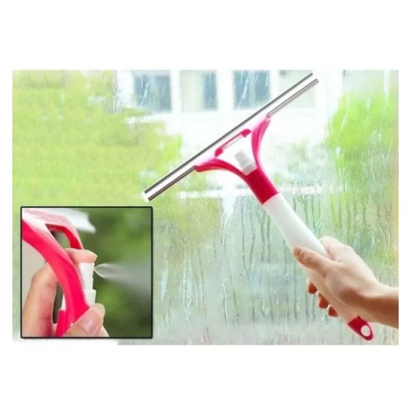 Shower Spray Glass Wiper – 2-in-1 Spray & Squeegee Cleaner for Windows & Tiles