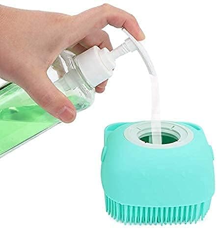 Silicone Bath Body Brush – Soft, Gentle & 2-in-1 Soap Dispenser Scrubber