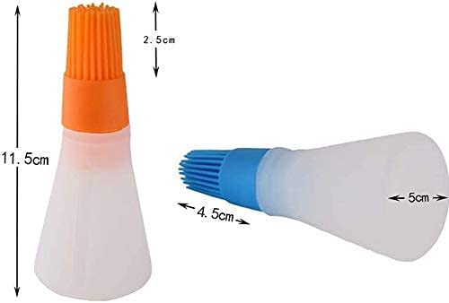 Silicone Cooking Oil Bottle with Brush – Kitchen & BBQ Tool