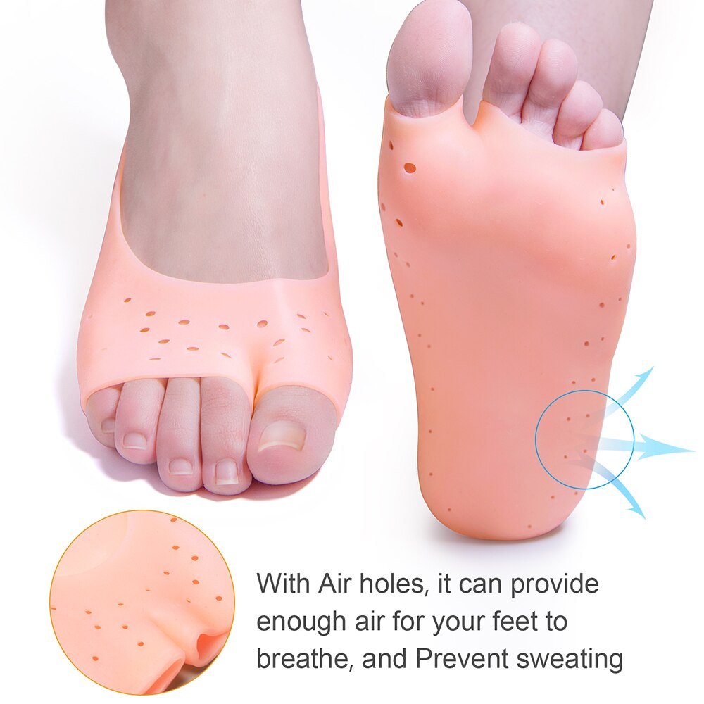 Silicone Moisturizing Gel Socks | Soft Heel Cracked Repair Socks