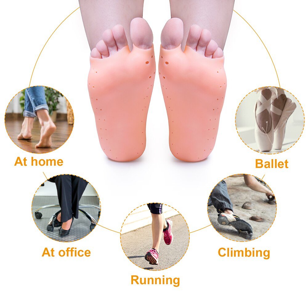 Silicone Moisturizing Gel Socks | Soft Heel Cracked Repair Socks