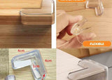 Silicone Table Corner Protector Covers (Pack of 4) – Baby Safety Edge Guards