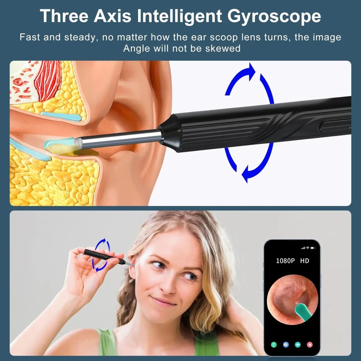 Smart Ear Cleaning Camera Tool – 7 Pieces | saadiq.pk