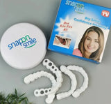 Snap-On Smile Moldable False Teeth Veneers with Artificial Braces Kit for Men & Women – Temporary Cosmetic Dental Solution