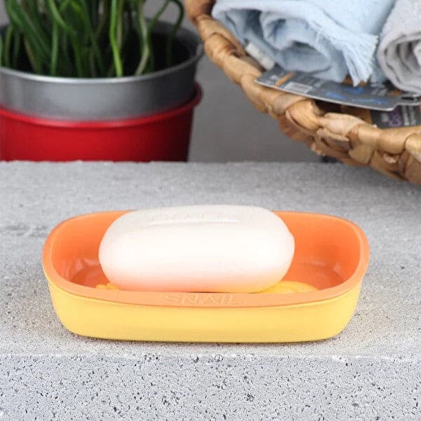 Set Of 4 Snail Soap Dish, Double Layered soap Box, Bathroom Kitchen Soap Organizer, Multifunctional Drain Soap Holder, Soap Dish Tray For Bathroom, Draining Soap Dish Holder