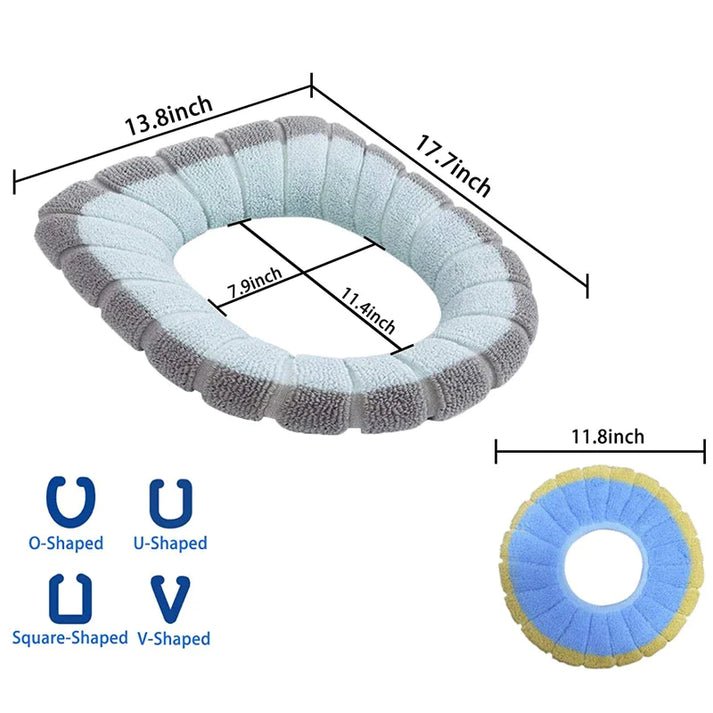 Soft Washable Toilet Seat Cover - PACK OF 2