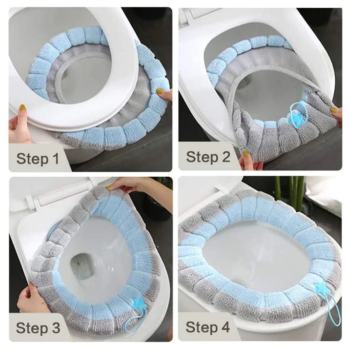 Soft Washable Toilet Seat Cover - PACK OF 2