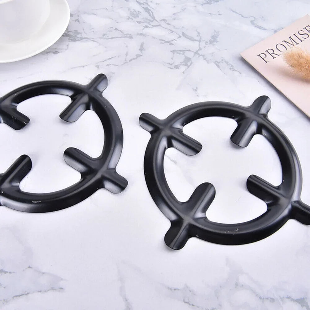 Black Mocha Pot Shelf, Universal Gas Stove Ring, Iron Gas Stove Cooker Plate, Portable Extended Stand, Iron Burner Holder Stable, Kitchen Stove Reducer Ring Holder