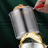 Stainless Steel Deep Frying Pot with Oil Strainer Basket – Kitchen Fryer Pan