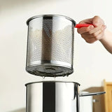 Stainless Steel Deep Frying Pot with Oil Strainer Basket – Kitchen Fryer Pan