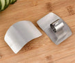 Stainless Steel Finger Guard – Portable Safe Vegetable Cutting Tool